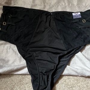 Cheeky Black Nylon panty